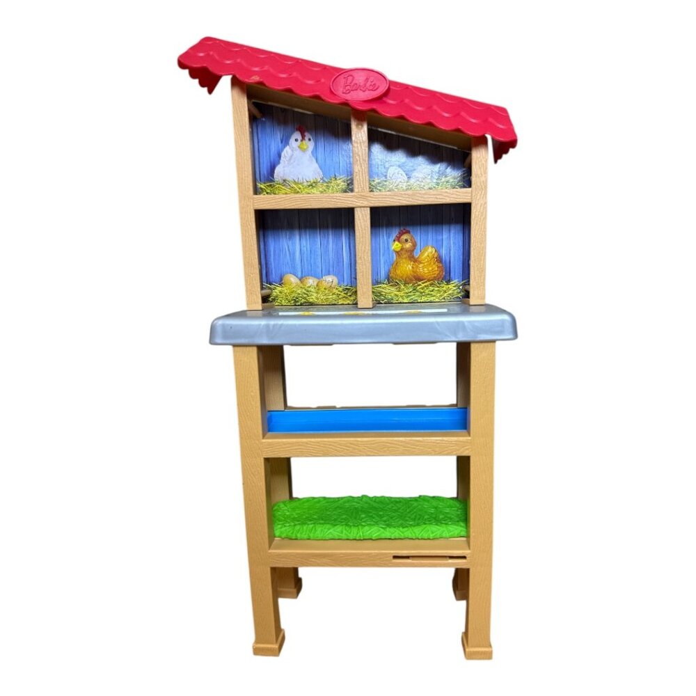 Barbie Doll Chicken Farm Coop 2018
